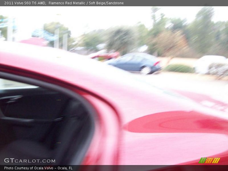 Flamenco Red Metallic / Soft Beige/Sandstone 2011 Volvo S60 T6 AWD