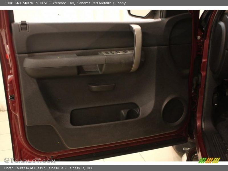 Sonoma Red Metallic / Ebony 2008 GMC Sierra 1500 SLE Extended Cab