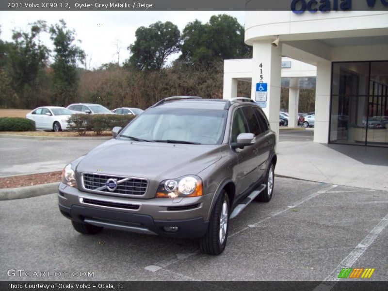 Oyster Grey Metallic / Beige 2011 Volvo XC90 3.2