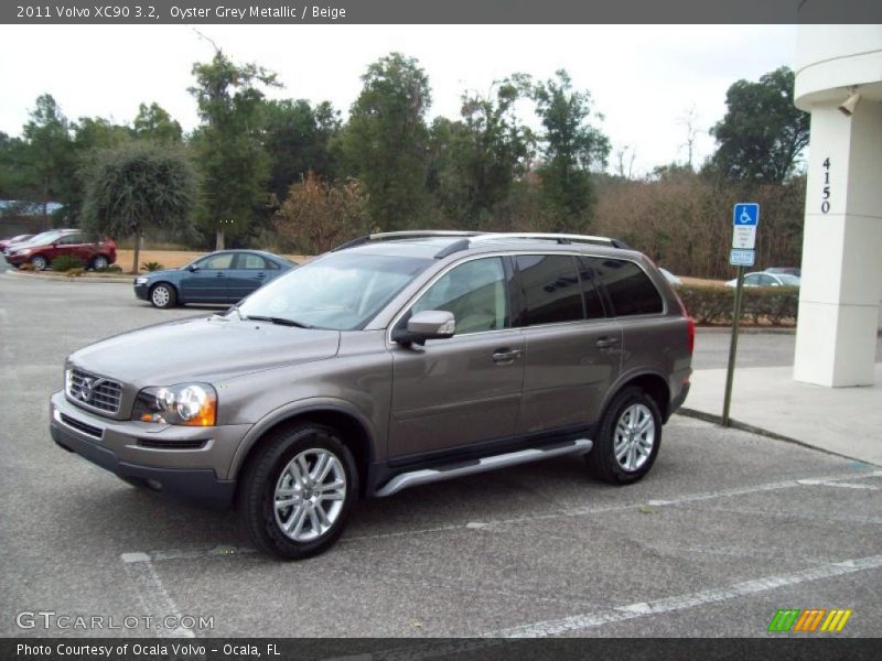 Oyster Grey Metallic / Beige 2011 Volvo XC90 3.2