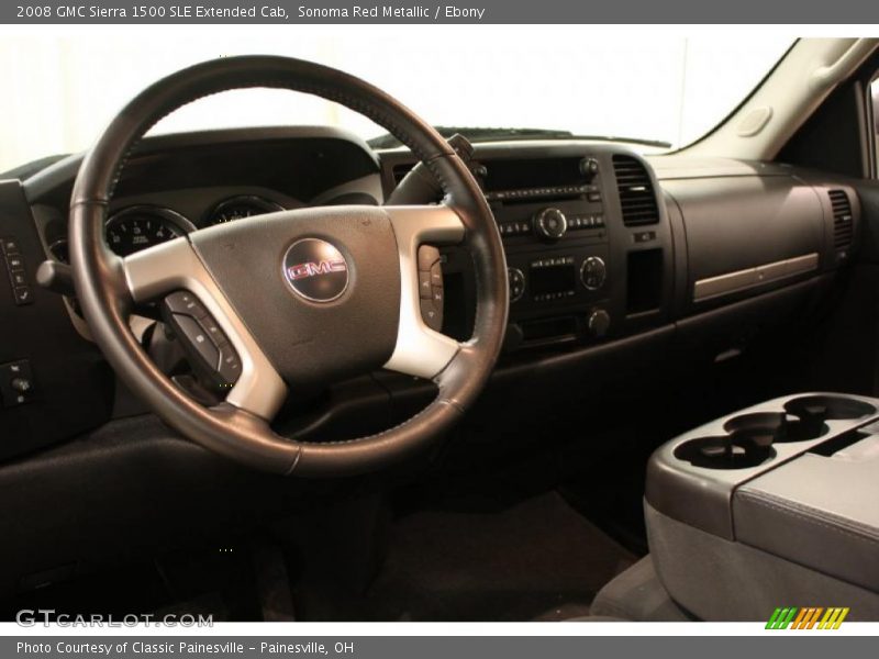 Sonoma Red Metallic / Ebony 2008 GMC Sierra 1500 SLE Extended Cab