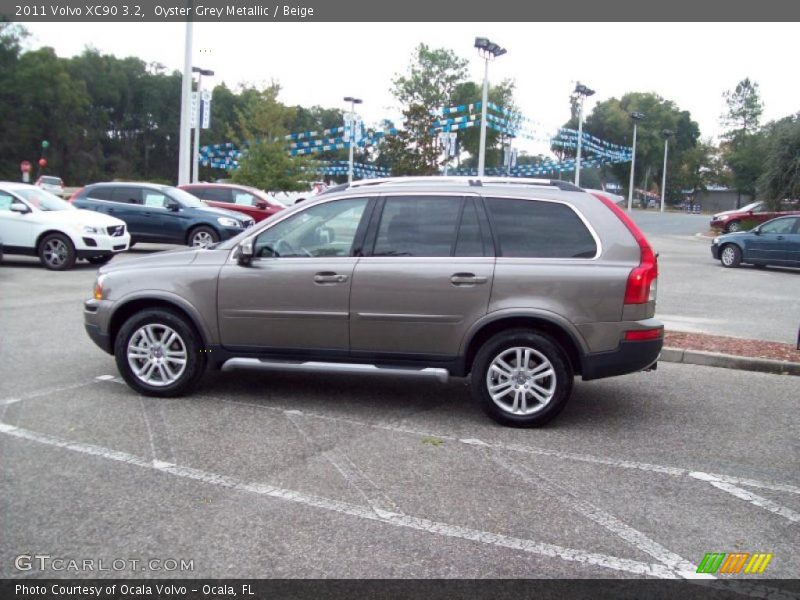 Oyster Grey Metallic / Beige 2011 Volvo XC90 3.2