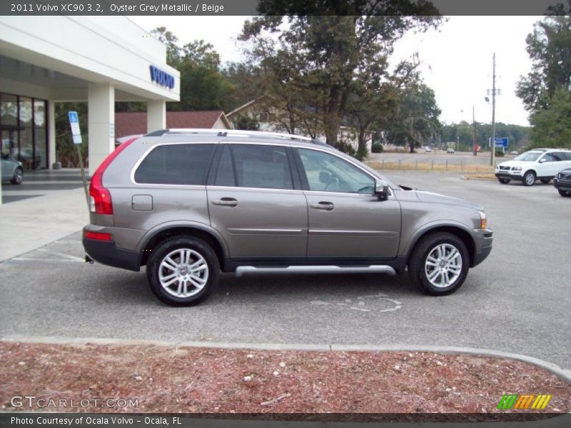 Oyster Grey Metallic / Beige 2011 Volvo XC90 3.2