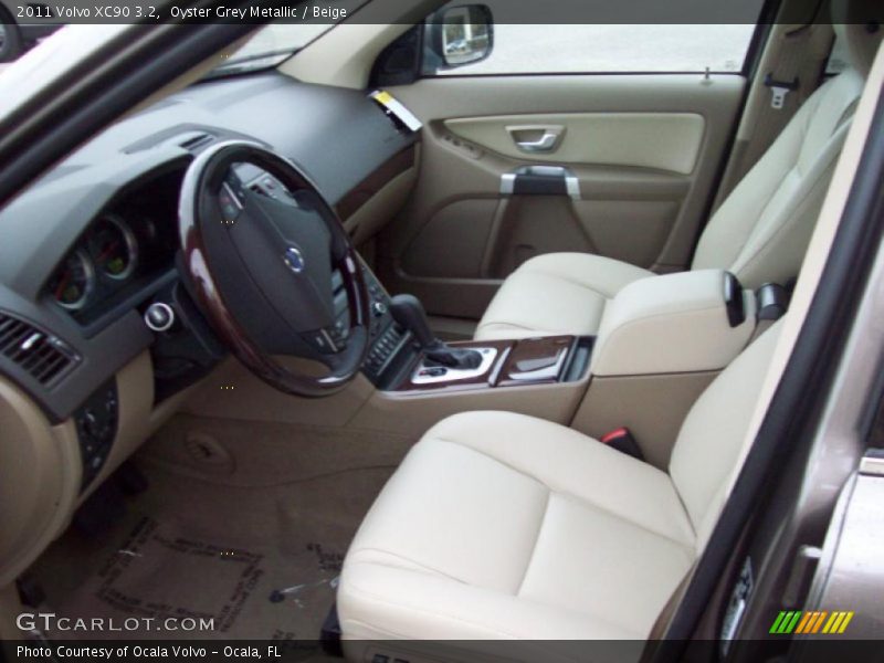 Oyster Grey Metallic / Beige 2011 Volvo XC90 3.2