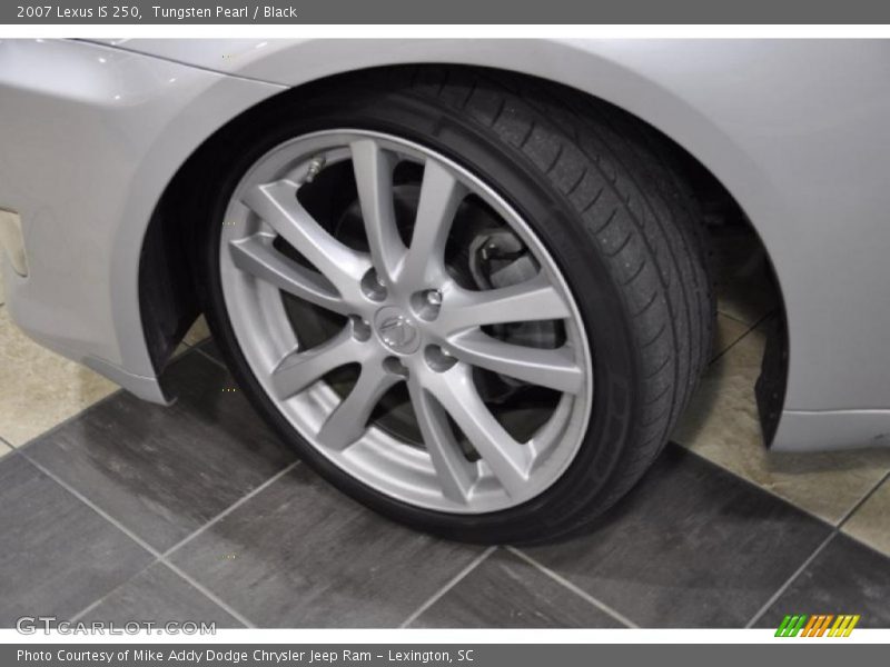 Tungsten Pearl / Black 2007 Lexus IS 250