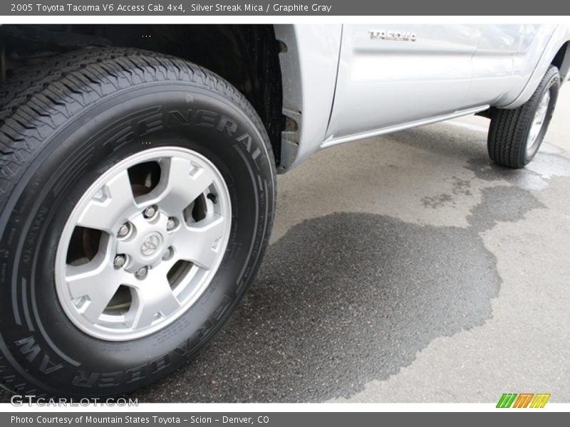 Silver Streak Mica / Graphite Gray 2005 Toyota Tacoma V6 Access Cab 4x4