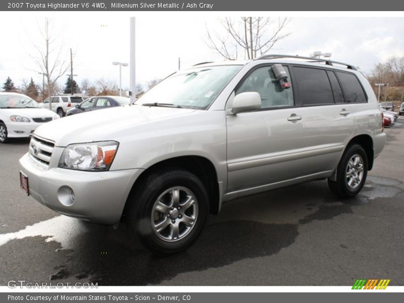 Millenium Silver Metallic / Ash Gray 2007 Toyota Highlander V6 4WD