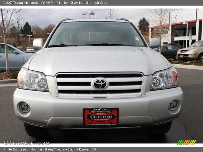 Millenium Silver Metallic / Ash Gray 2007 Toyota Highlander V6 4WD
