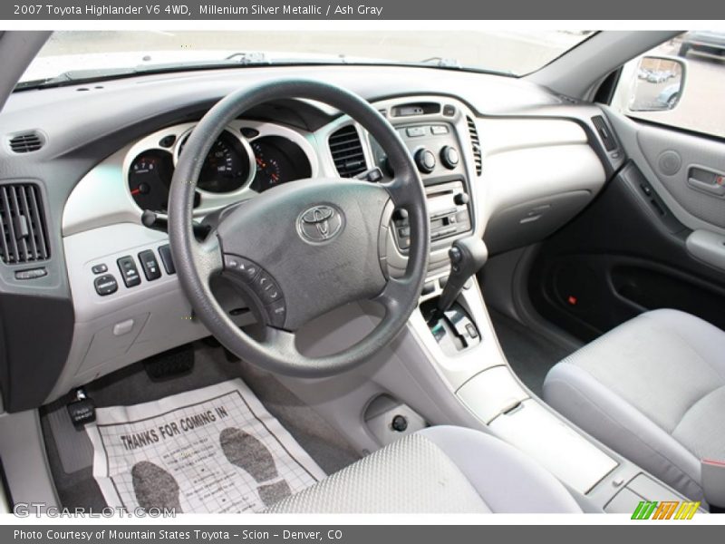 Millenium Silver Metallic / Ash Gray 2007 Toyota Highlander V6 4WD
