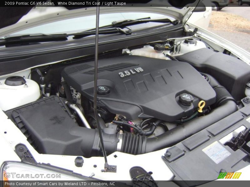 White Diamond Tri Coat / Light Taupe 2009 Pontiac G6 V6 Sedan