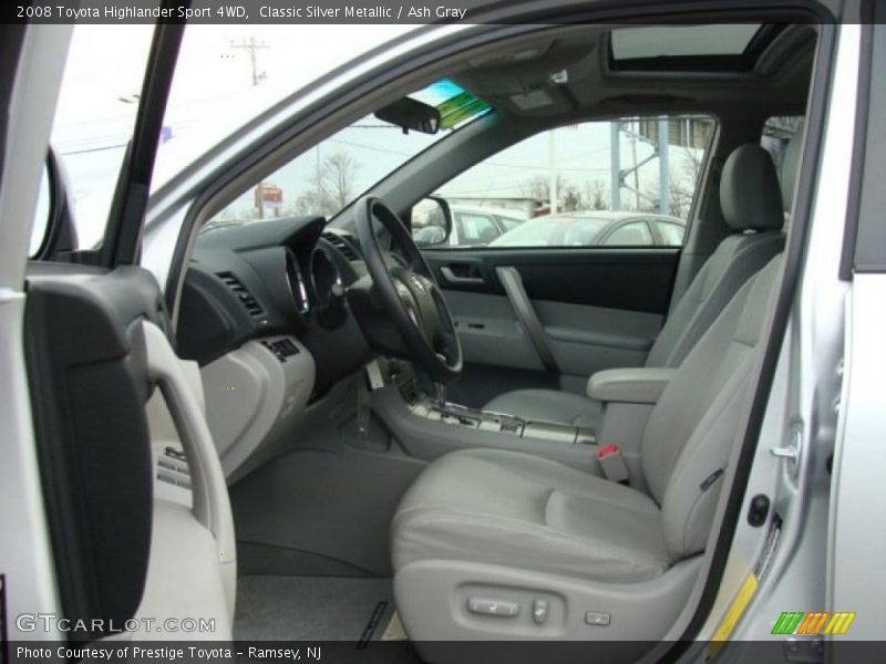 Classic Silver Metallic / Ash Gray 2008 Toyota Highlander Sport 4WD