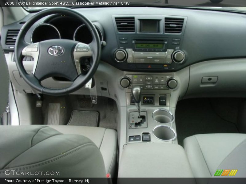 Classic Silver Metallic / Ash Gray 2008 Toyota Highlander Sport 4WD