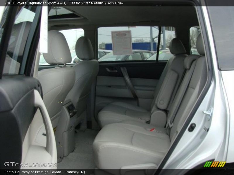 Classic Silver Metallic / Ash Gray 2008 Toyota Highlander Sport 4WD