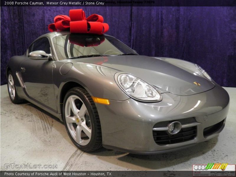 Meteor Grey Metallic / Stone Grey 2008 Porsche Cayman