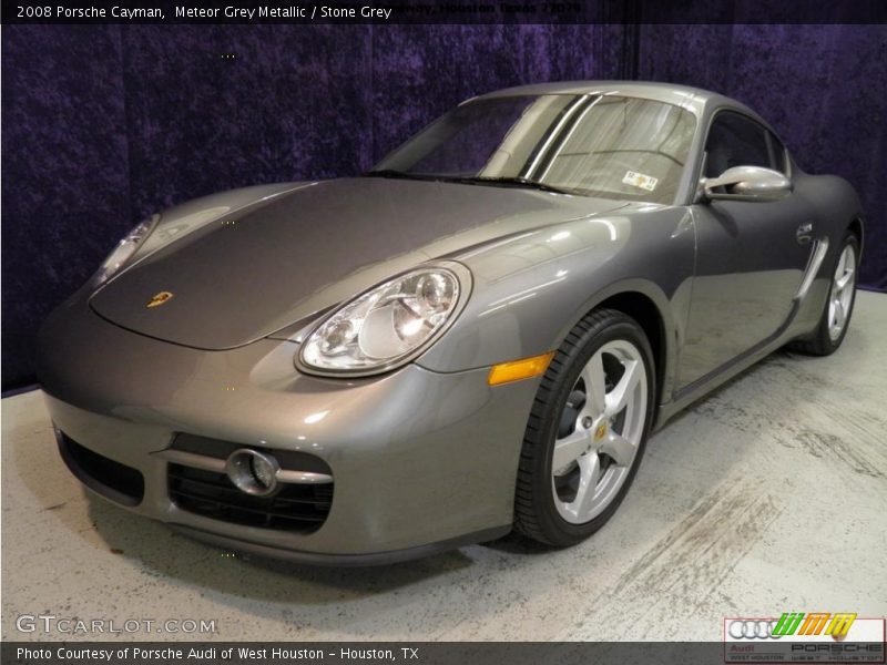 Meteor Grey Metallic / Stone Grey 2008 Porsche Cayman