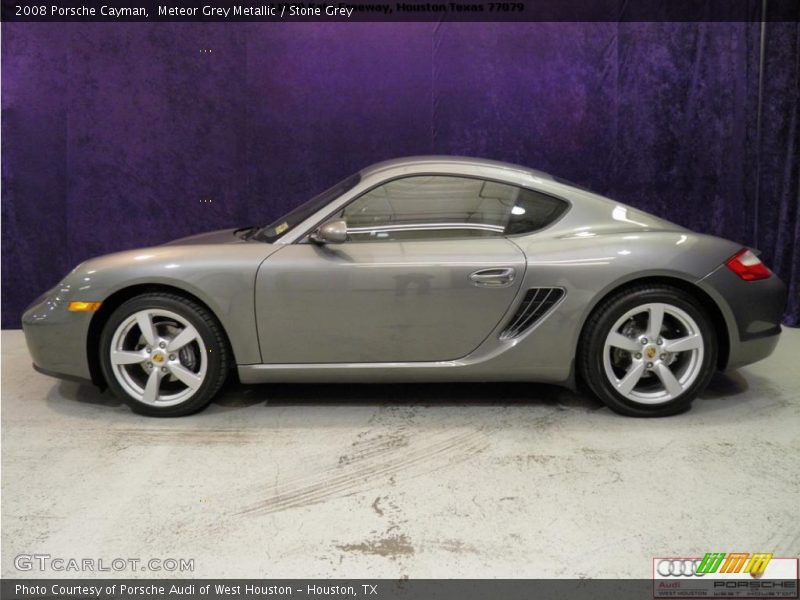 Meteor Grey Metallic / Stone Grey 2008 Porsche Cayman