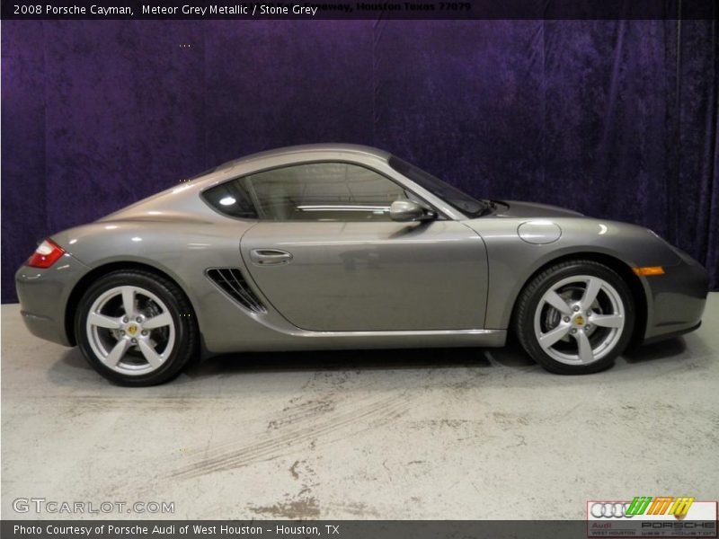 Meteor Grey Metallic / Stone Grey 2008 Porsche Cayman