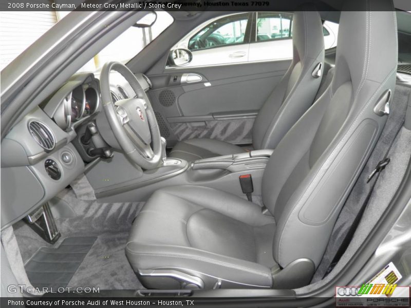 Meteor Grey Metallic / Stone Grey 2008 Porsche Cayman