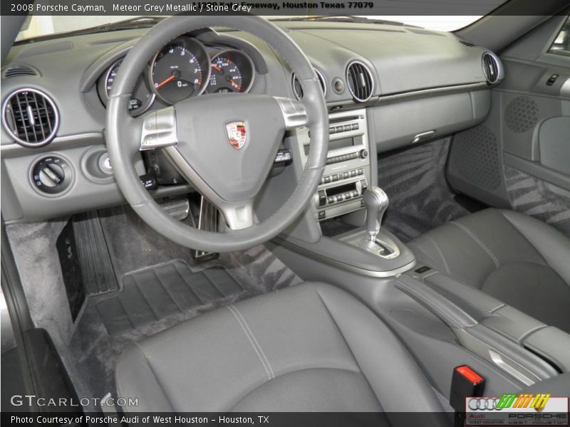 Meteor Grey Metallic / Stone Grey 2008 Porsche Cayman