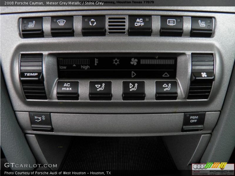 Meteor Grey Metallic / Stone Grey 2008 Porsche Cayman