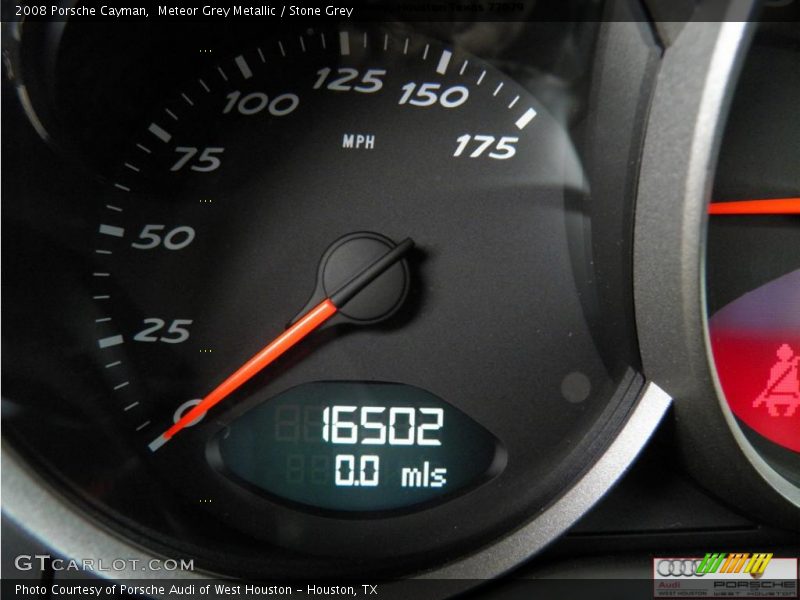 Meteor Grey Metallic / Stone Grey 2008 Porsche Cayman