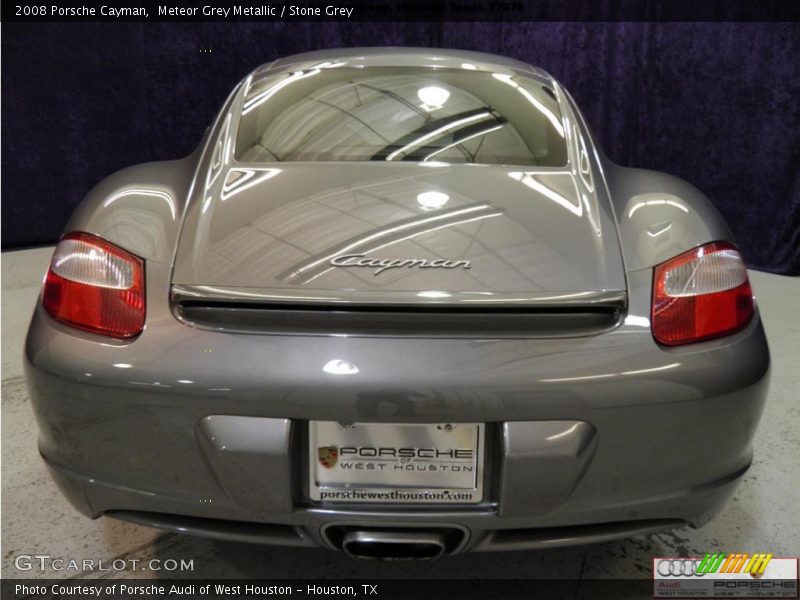 Meteor Grey Metallic / Stone Grey 2008 Porsche Cayman