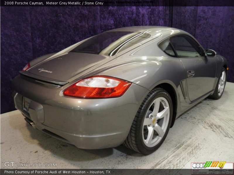 Meteor Grey Metallic / Stone Grey 2008 Porsche Cayman