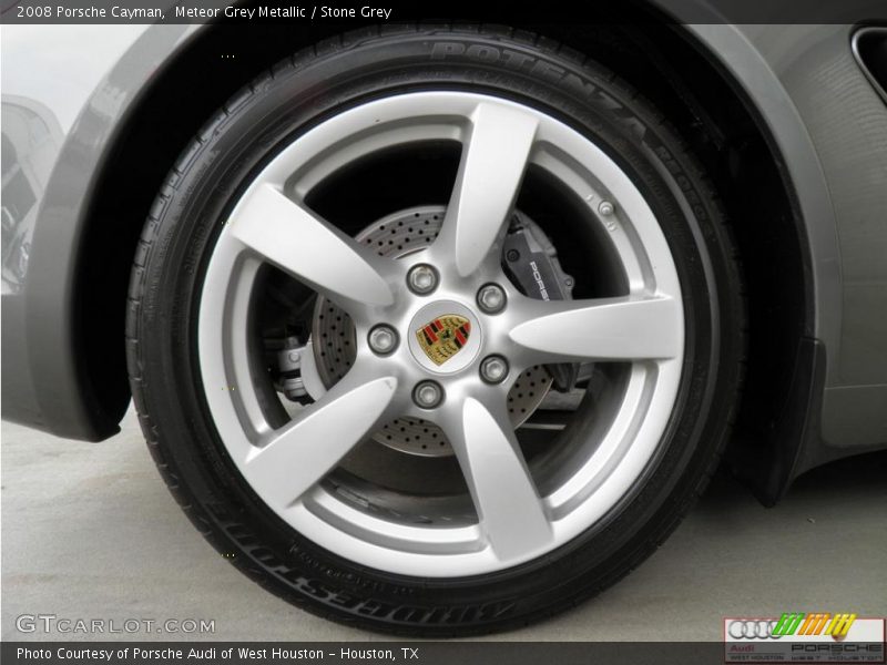 Meteor Grey Metallic / Stone Grey 2008 Porsche Cayman