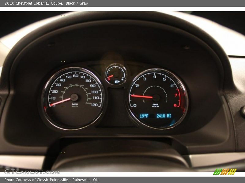 Black / Gray 2010 Chevrolet Cobalt LS Coupe