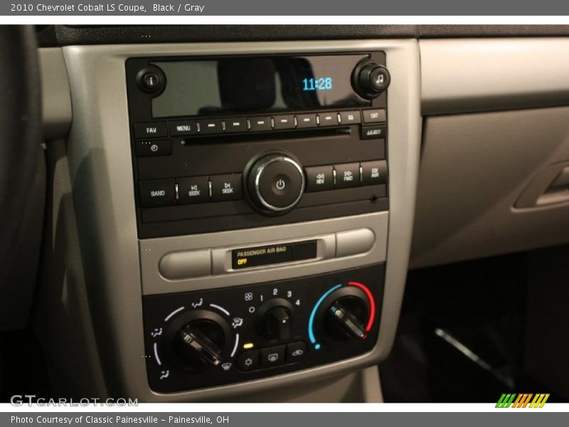 Black / Gray 2010 Chevrolet Cobalt LS Coupe