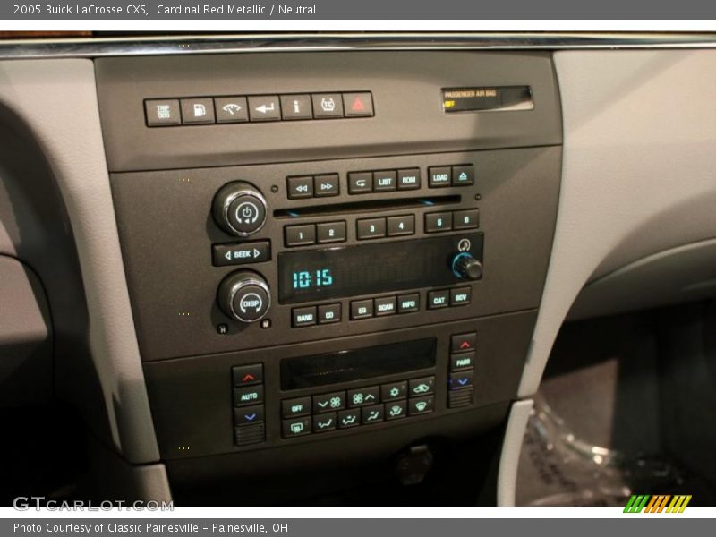 Controls of 2005 LaCrosse CXS