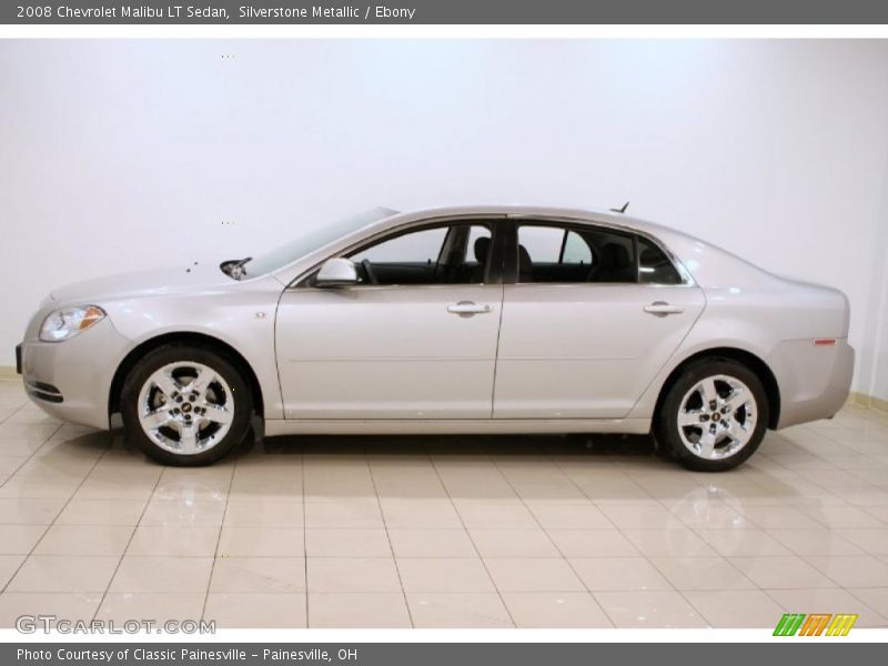 Silverstone Metallic / Ebony 2008 Chevrolet Malibu LT Sedan