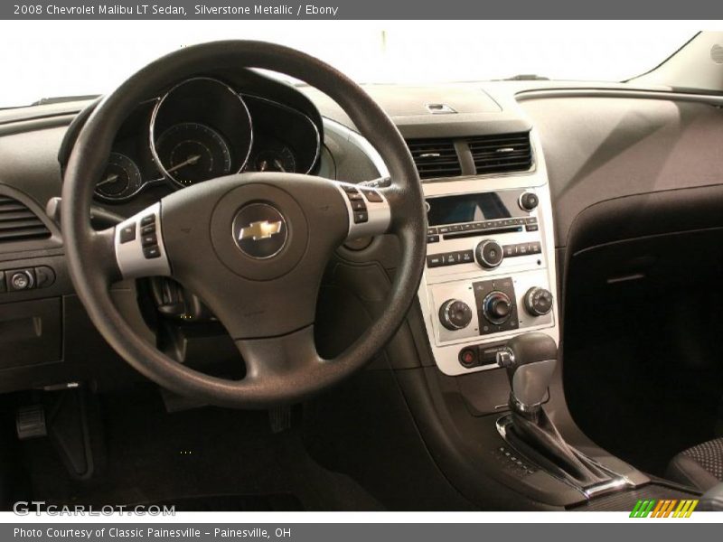 Silverstone Metallic / Ebony 2008 Chevrolet Malibu LT Sedan