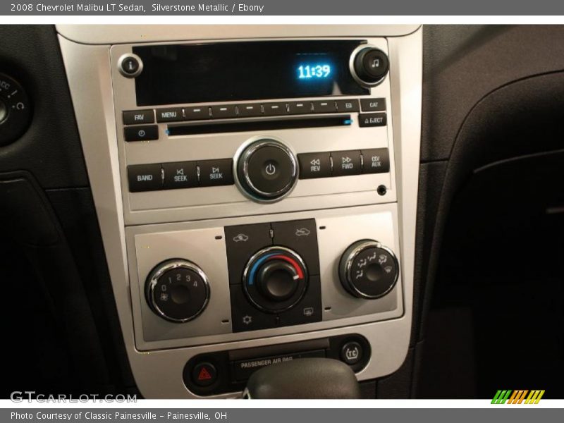 Silverstone Metallic / Ebony 2008 Chevrolet Malibu LT Sedan