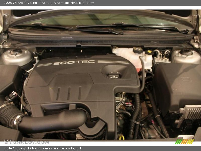 Silverstone Metallic / Ebony 2008 Chevrolet Malibu LT Sedan