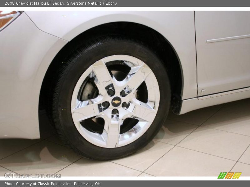 Silverstone Metallic / Ebony 2008 Chevrolet Malibu LT Sedan