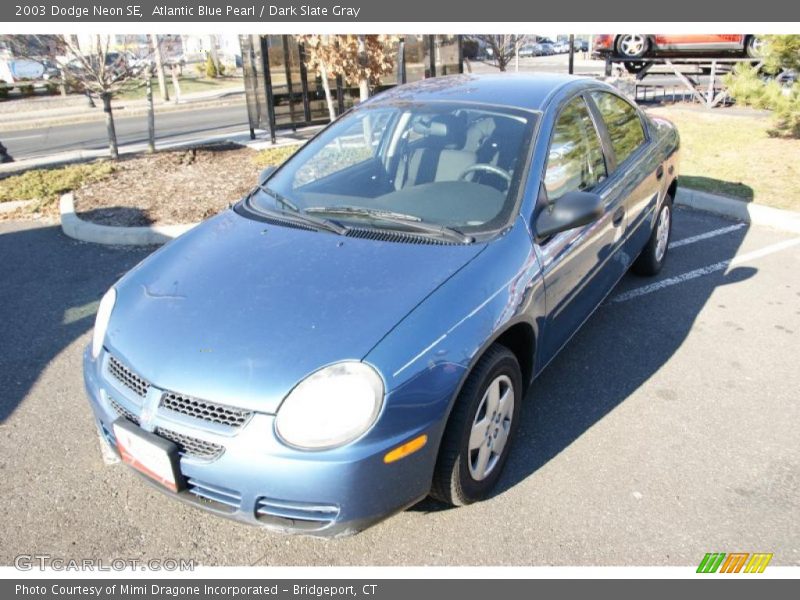 Atlantic Blue Pearl / Dark Slate Gray 2003 Dodge Neon SE