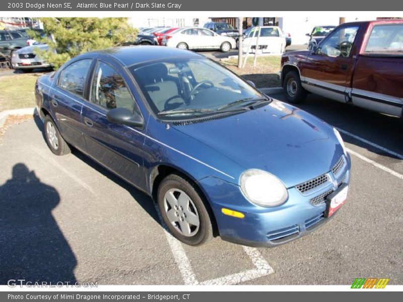 Atlantic Blue Pearl / Dark Slate Gray 2003 Dodge Neon SE