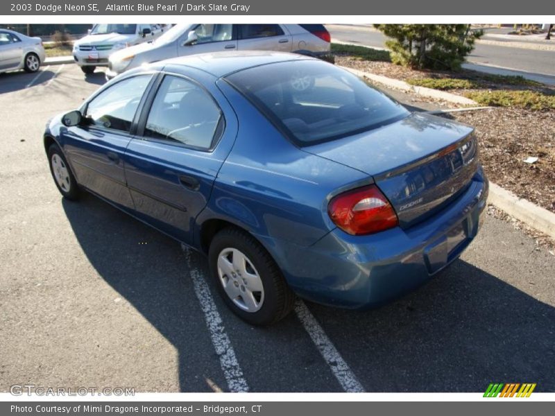 Atlantic Blue Pearl / Dark Slate Gray 2003 Dodge Neon SE