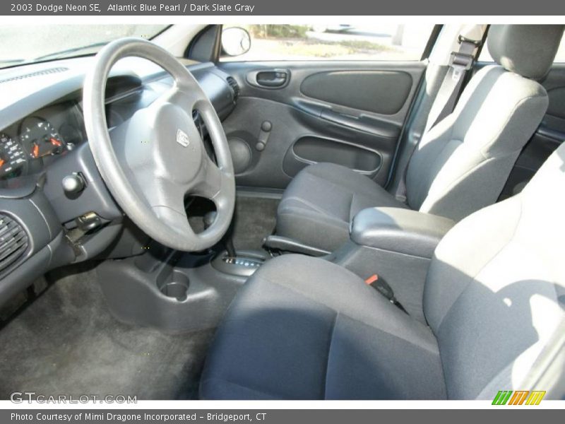 Atlantic Blue Pearl / Dark Slate Gray 2003 Dodge Neon SE