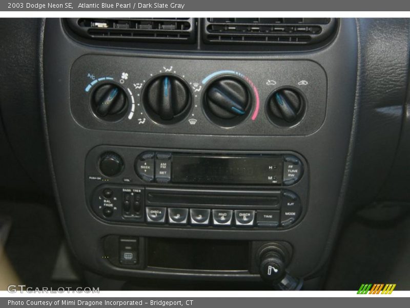 Atlantic Blue Pearl / Dark Slate Gray 2003 Dodge Neon SE