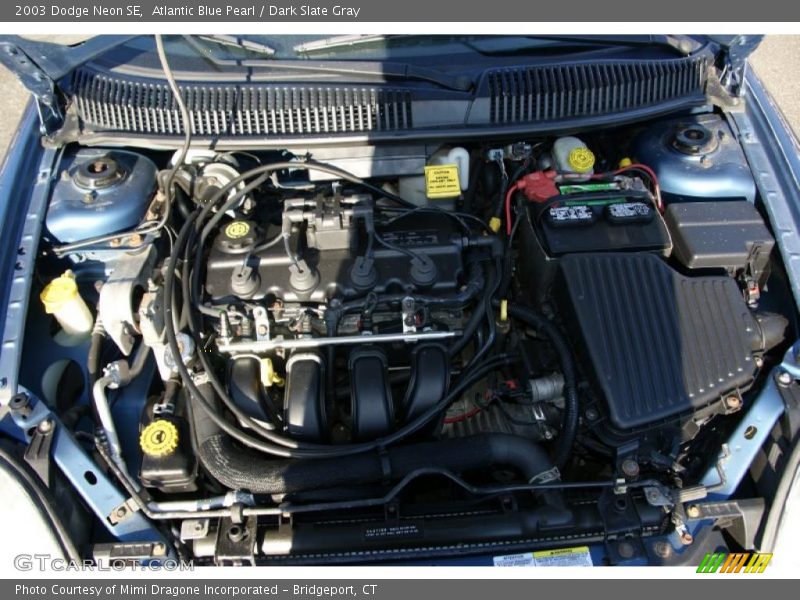 Atlantic Blue Pearl / Dark Slate Gray 2003 Dodge Neon SE