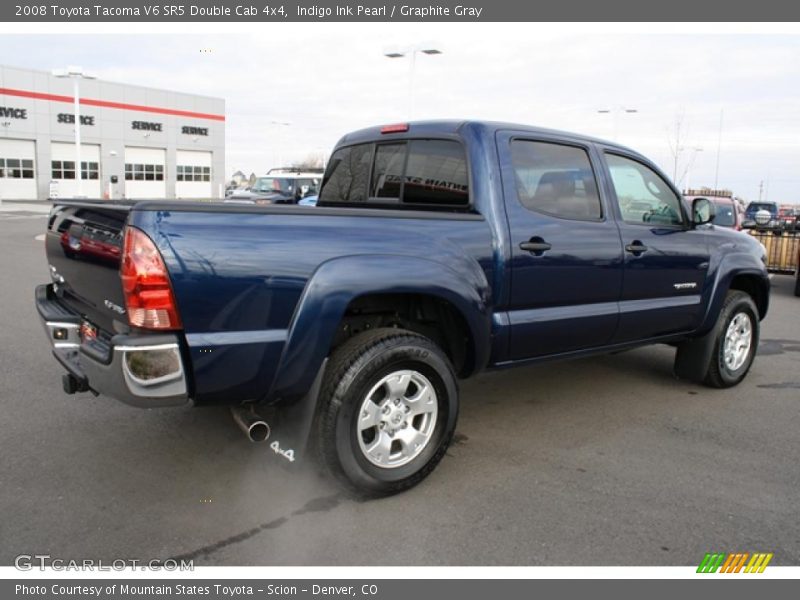 Indigo Ink Pearl / Graphite Gray 2008 Toyota Tacoma V6 SR5 Double Cab 4x4