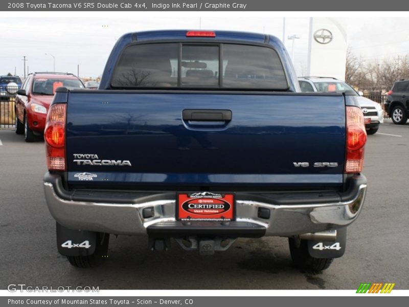 Indigo Ink Pearl / Graphite Gray 2008 Toyota Tacoma V6 SR5 Double Cab 4x4