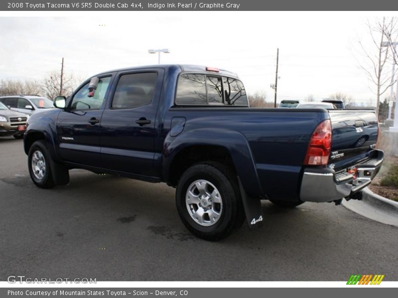 Indigo Ink Pearl / Graphite Gray 2008 Toyota Tacoma V6 SR5 Double Cab 4x4