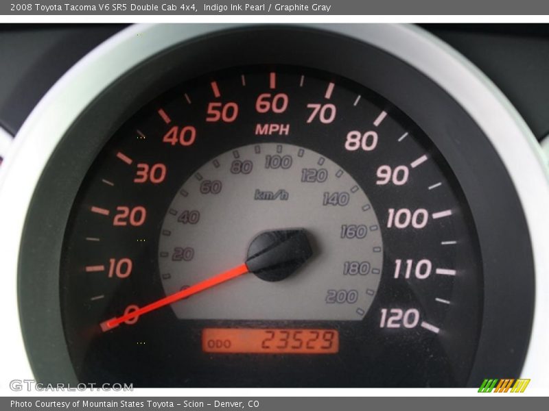 Indigo Ink Pearl / Graphite Gray 2008 Toyota Tacoma V6 SR5 Double Cab 4x4