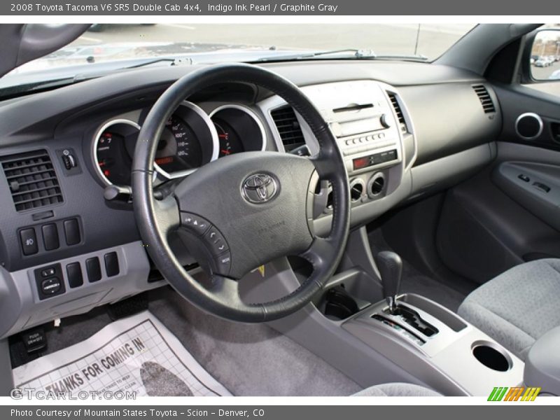Indigo Ink Pearl / Graphite Gray 2008 Toyota Tacoma V6 SR5 Double Cab 4x4