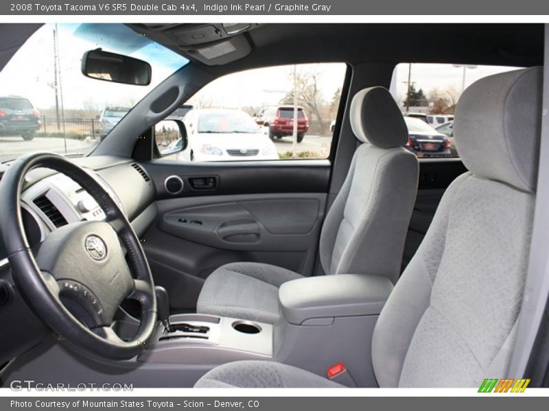 Indigo Ink Pearl / Graphite Gray 2008 Toyota Tacoma V6 SR5 Double Cab 4x4
