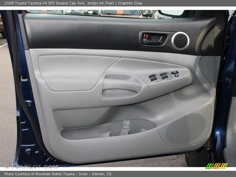 Indigo Ink Pearl / Graphite Gray 2008 Toyota Tacoma V6 SR5 Double Cab 4x4
