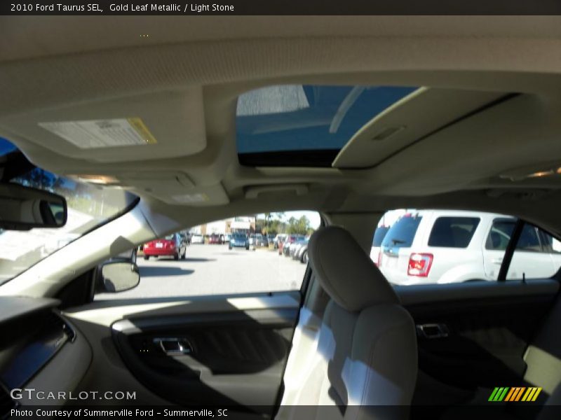 Gold Leaf Metallic / Light Stone 2010 Ford Taurus SEL